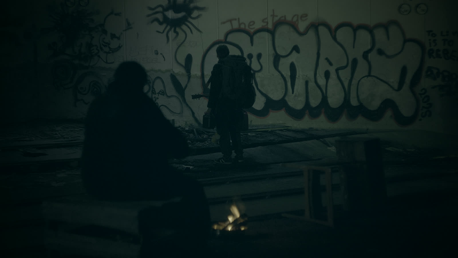 Figuren am Feuer — „Wo der Klang blieb“